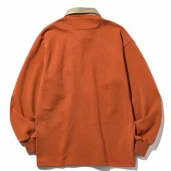 Port Northampton MAN Battenwear Pocket Rugby Shirt - Rust