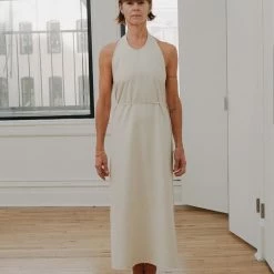 Port Northampton Baserange Apron Dress - Peach/small