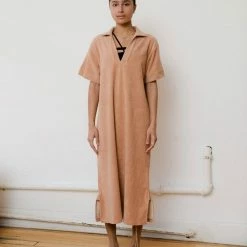 Port Northampton WOMAN Baserange Galu Shirtdress - Mar Brown