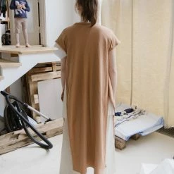 Port Northampton WOMAN Baserange Shaw Sleeveless Dress - Aural