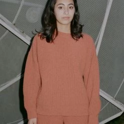 Port Northampton WOMAN Baserange Mea Pullover - Shail Red