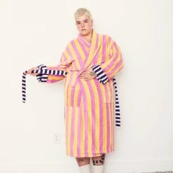 Port Northampton MAN Dusen Dusen Bathrobe - Grapefruit