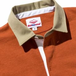 Port Northampton MAN Battenwear Pocket Rugby Shirt - Rust
