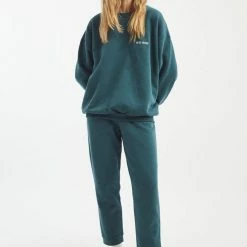 Port Northampton Rita Row Lucas Sweatshirt - Ocean WOMAN