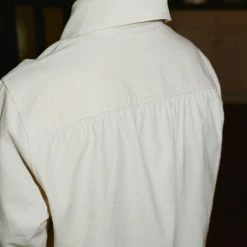 Port Northampton Baserange Basic Shirt - Ecru Raw Silk