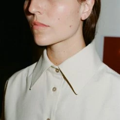 Port Northampton Baserange Basic Shirt - Ecru Raw Silk