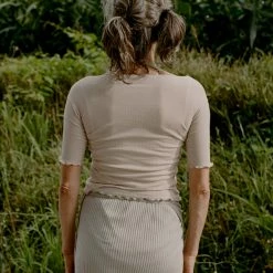 Port Northampton Baserange Pama 3/4 Tee - Laut Pink