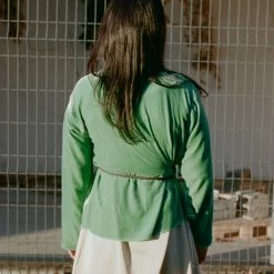 Port Northampton Baserange Unir Top - Vella Green