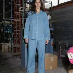 Port Northampton Baserange Ole Pants - Lectoure Blue WOMAN