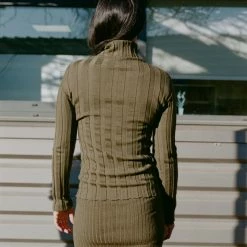 Port Northampton Baserange Adler Turtleneck - Selva Green