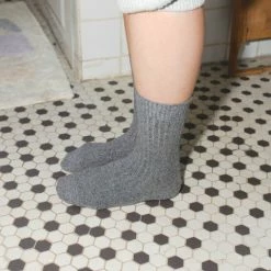 Port Northampton Baserange Rib Ankle Socks - Core Colors WOMAN