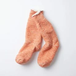Port Northampton Rototo Double Face Crew Socks - Orange MAN