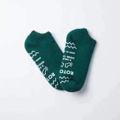 Port Northampton Rototo Pile Sockslipper - Dark Green