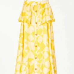 Port Northampton Atelier Delphine Saskia Skirt - Mid Century Print