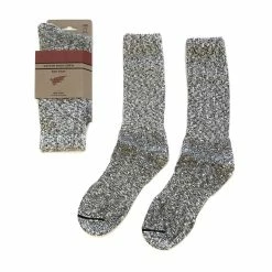 Port Northampton Red Wing Cotton Ragg Crew Sock - Black/white MAN