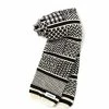 Port Northampton Rototo Sock Stole - Ivory / Black